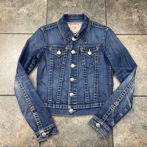 Women’s True Religion Snap Button Emily Jean Jacket Size XS